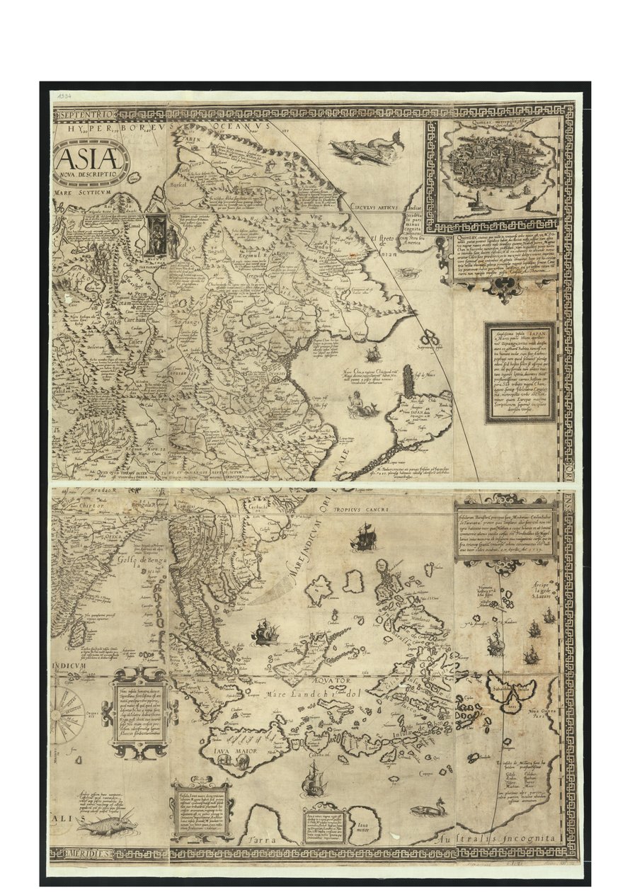 Asiae nova descriptio - Daniel Keller