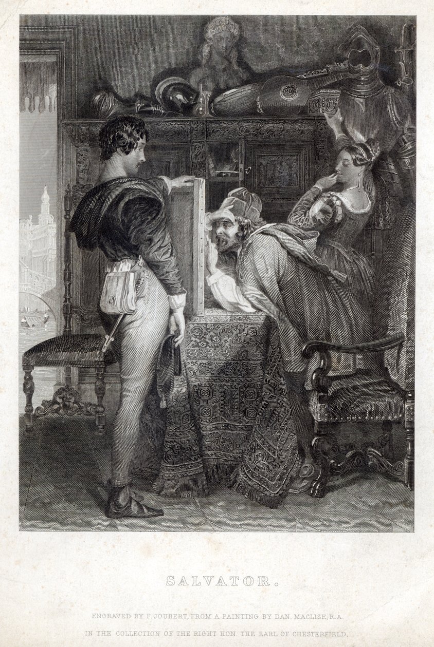 Salvator, gravé par Ferdinand Jean Joubert - Daniel Maclise