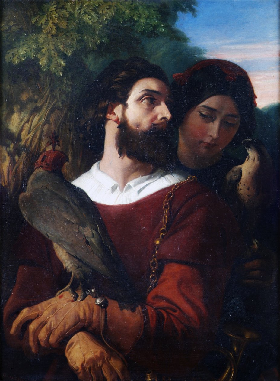Le Fauconnier - Daniel Maclise