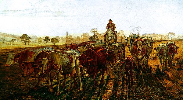 Vaches rentrant à la maison - Daniel Alexander Williamson