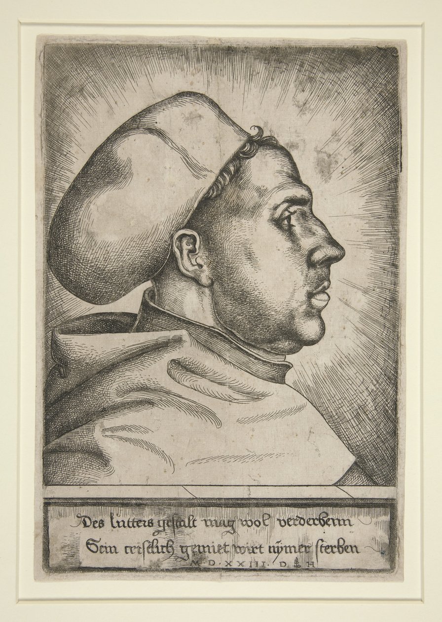 Martin Luther, 1523 - Daniel Hopfer