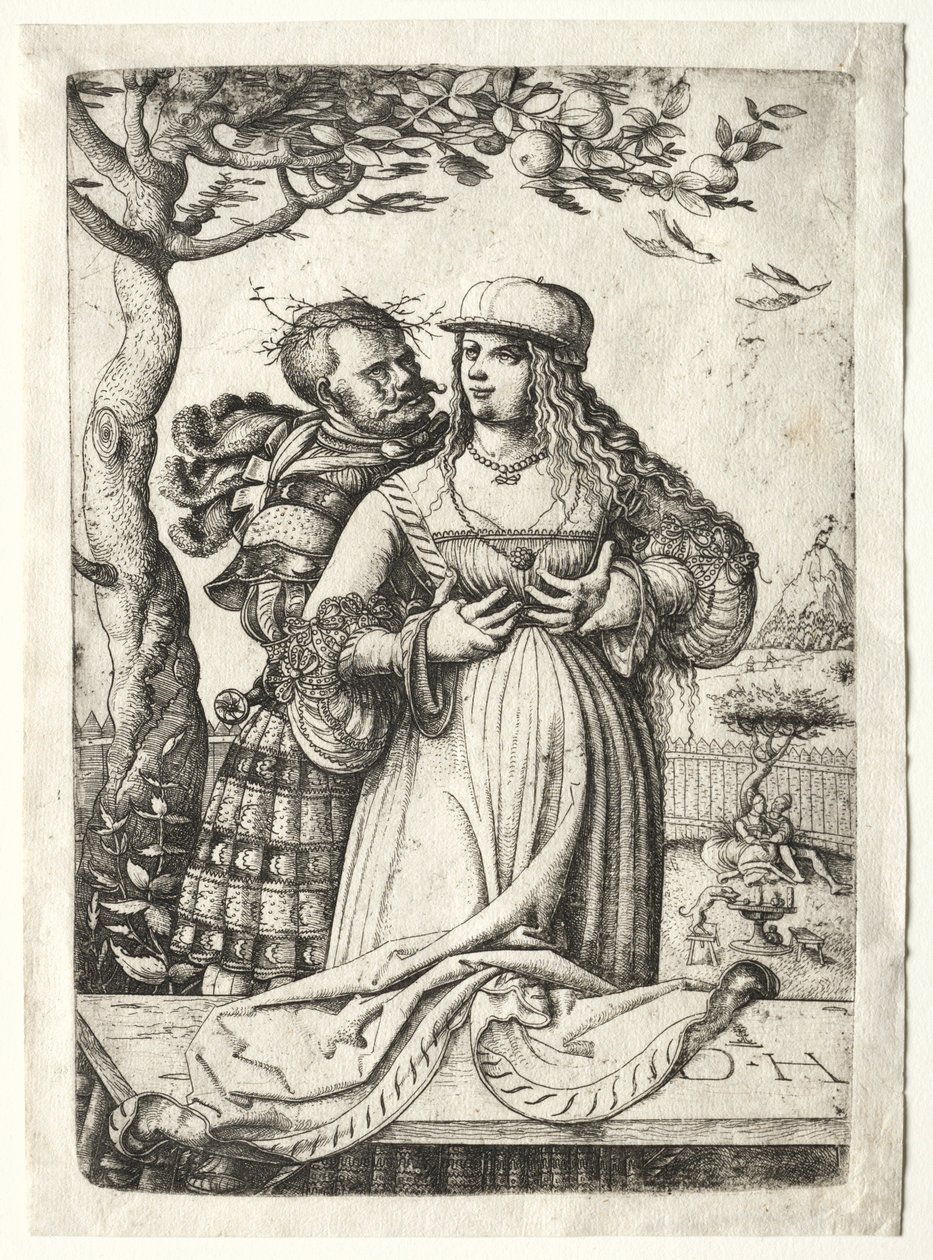 Soldat embrassant une femme - Daniel Hopfer