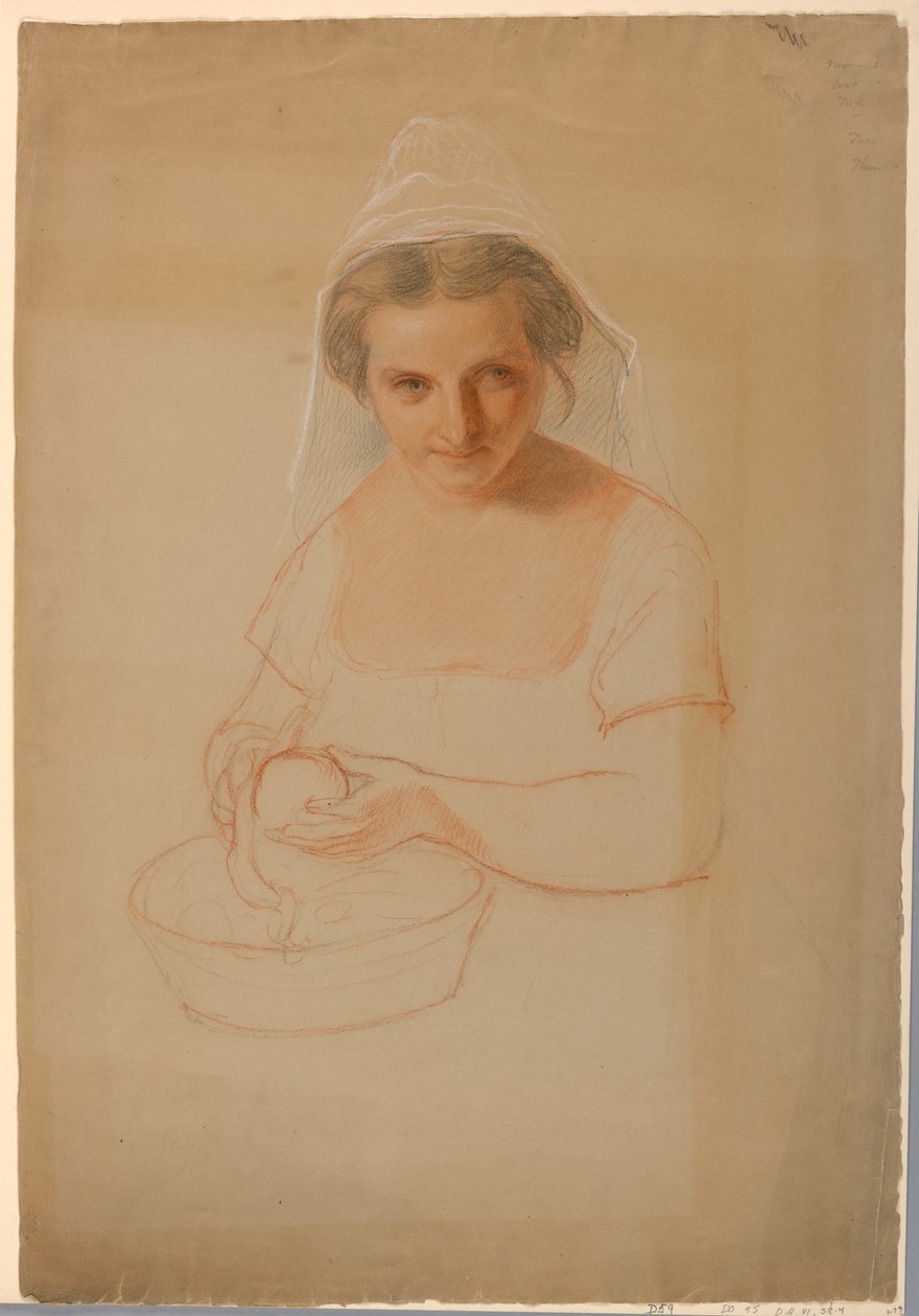 Dessin, étude pour "Ichabod Crane", 1861 - Daniel Huntington