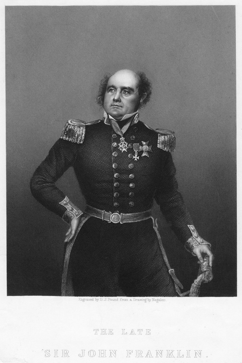 Sir John Franklin, années 1860 - Daniel John Pound