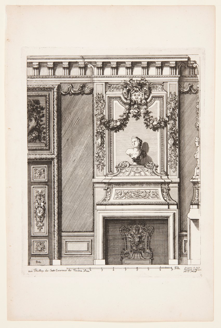 Palais De Voorst, Escalier - Daniel Marot
