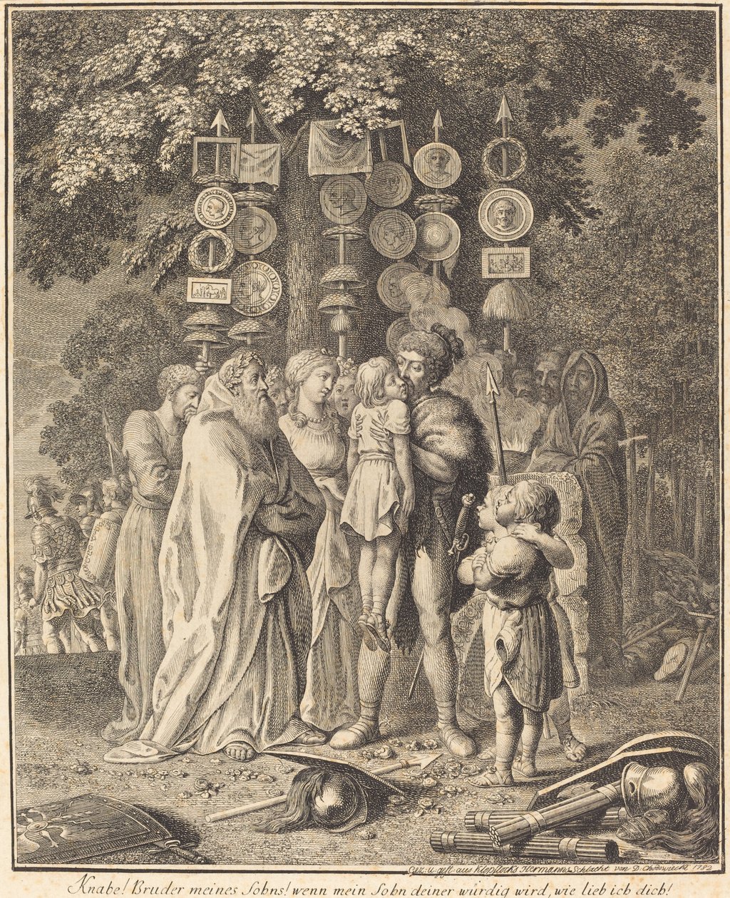 Anciens Teutons - Daniel Nikolaus Chodowiecki