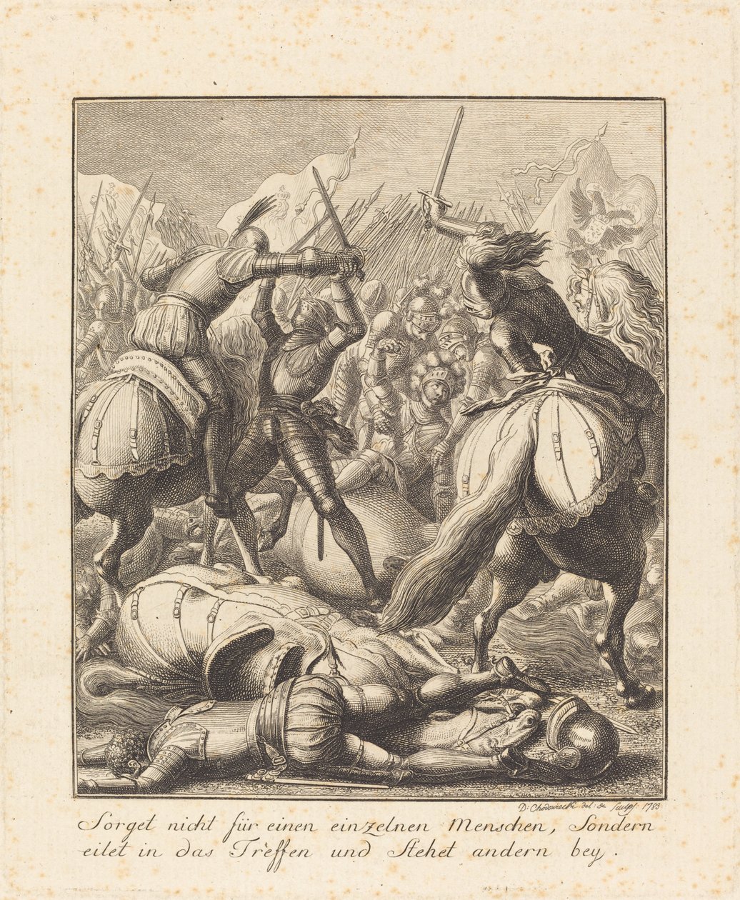 Rodolphe de Habsbourg - Daniel Nikolaus Chodowiecki