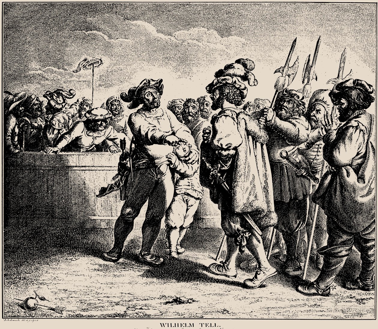 Guillaume Tell, 1781 - Daniel Nikolaus Chodowiecki