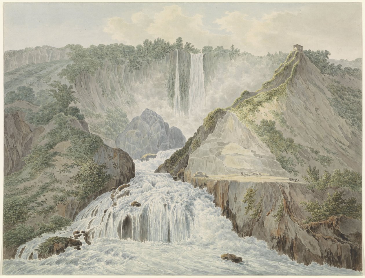 Vue des chutes de Marmore - Daniël Dupré