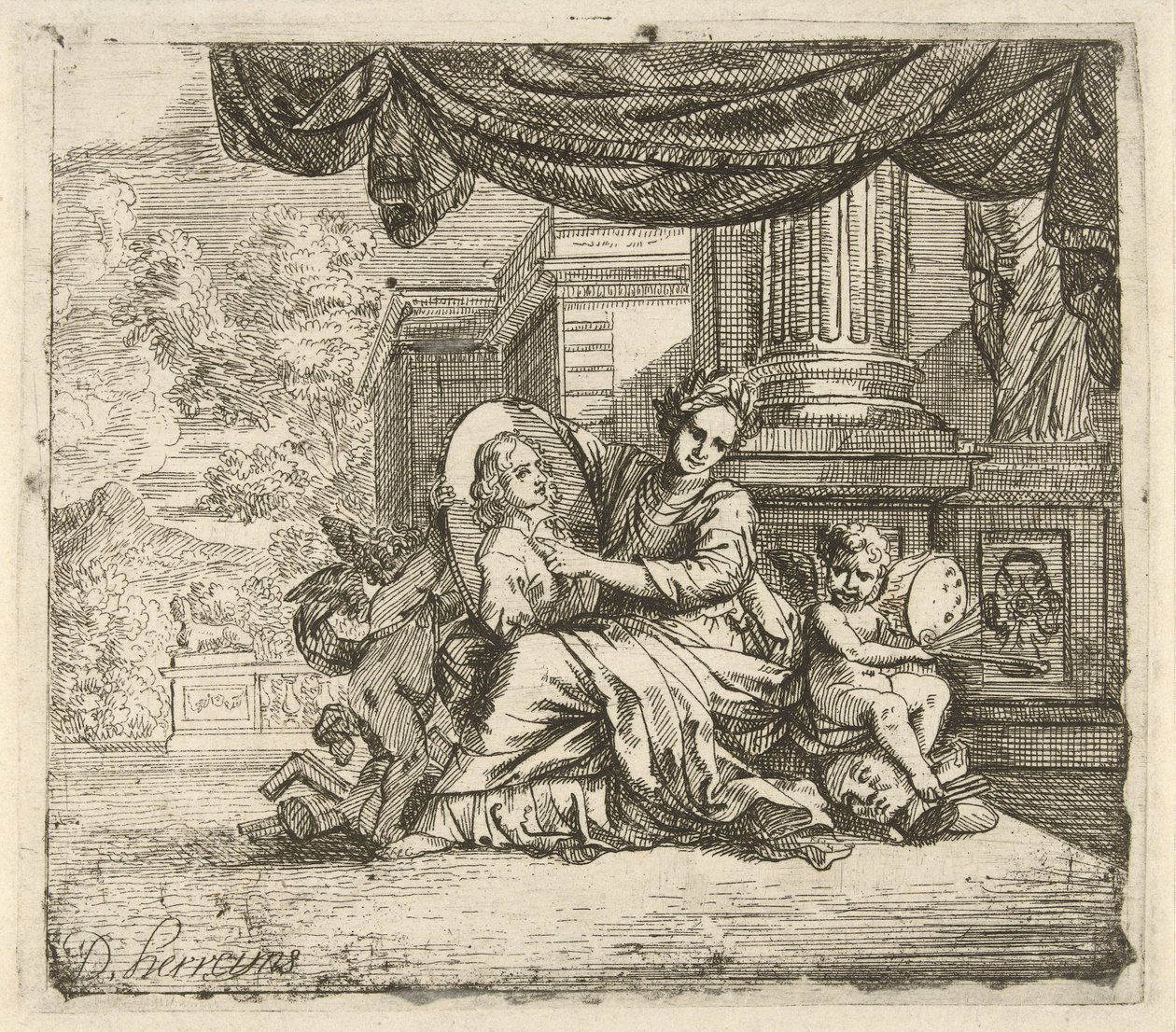 Allégorie sur la peinture - Daniël Herreyns (I)