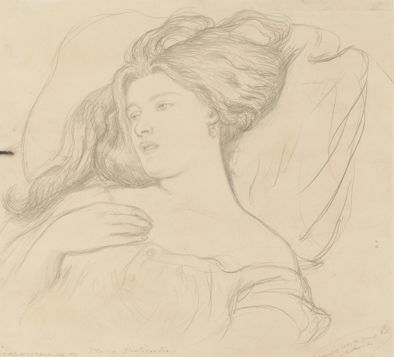 Fanny Cornforth, étude pour 