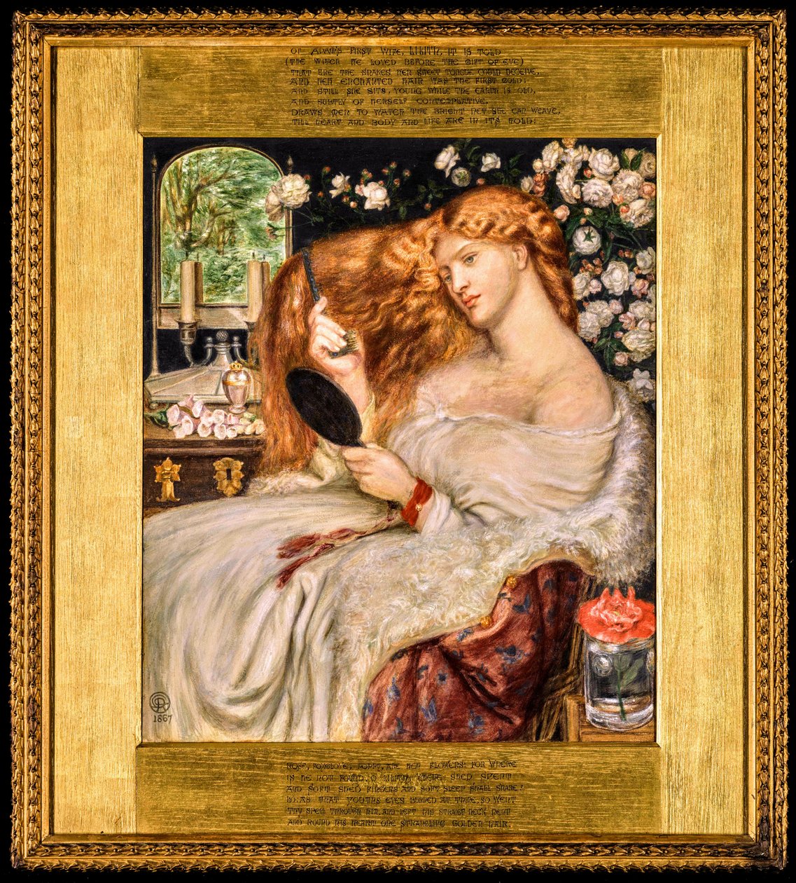 Lady Lilith - Dante Gabriel Charles Rossetti