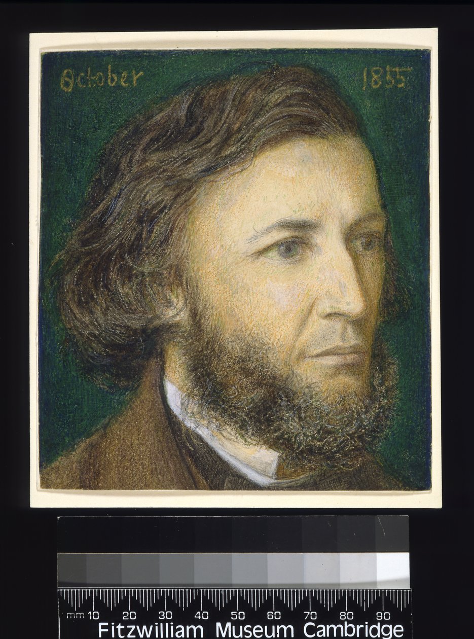 Portrait de Robert Browning (1812-89) - Dante Gabriel Charles Rossetti