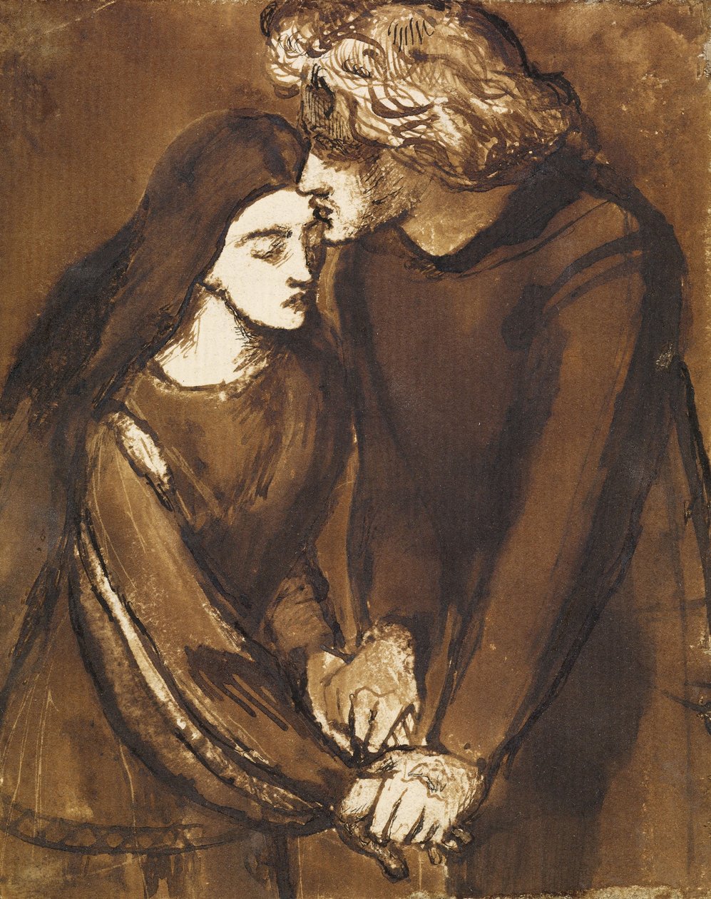Deux amants - Dante Gabriel Charles Rossetti
