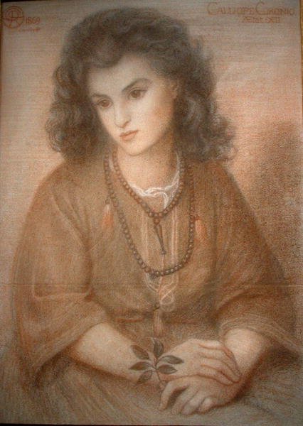 Calliope - Dante Gabriel Charles Rossetti