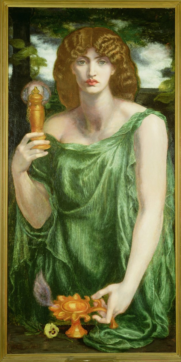 Mnémosyne - Dante Gabriel Charles Rossetti