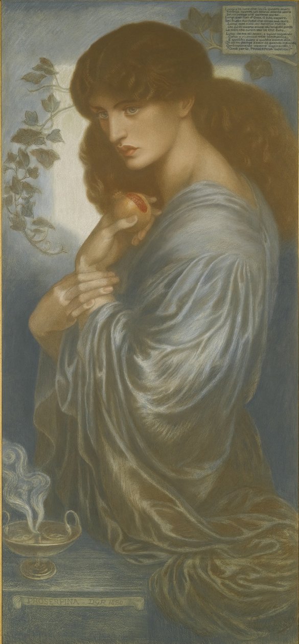 Proserpine - Dante Gabriel Charles Rossetti