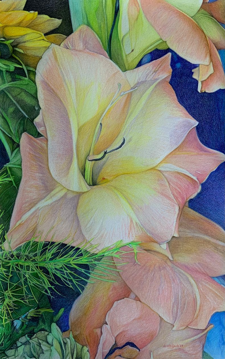 Fleurs éclatantes 1, 2024 - Darrell Windjack