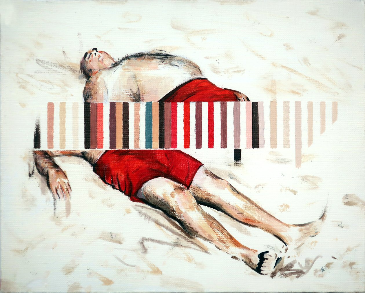 Dérive, 2019 (acrylique sur toile) - Darren Coffield