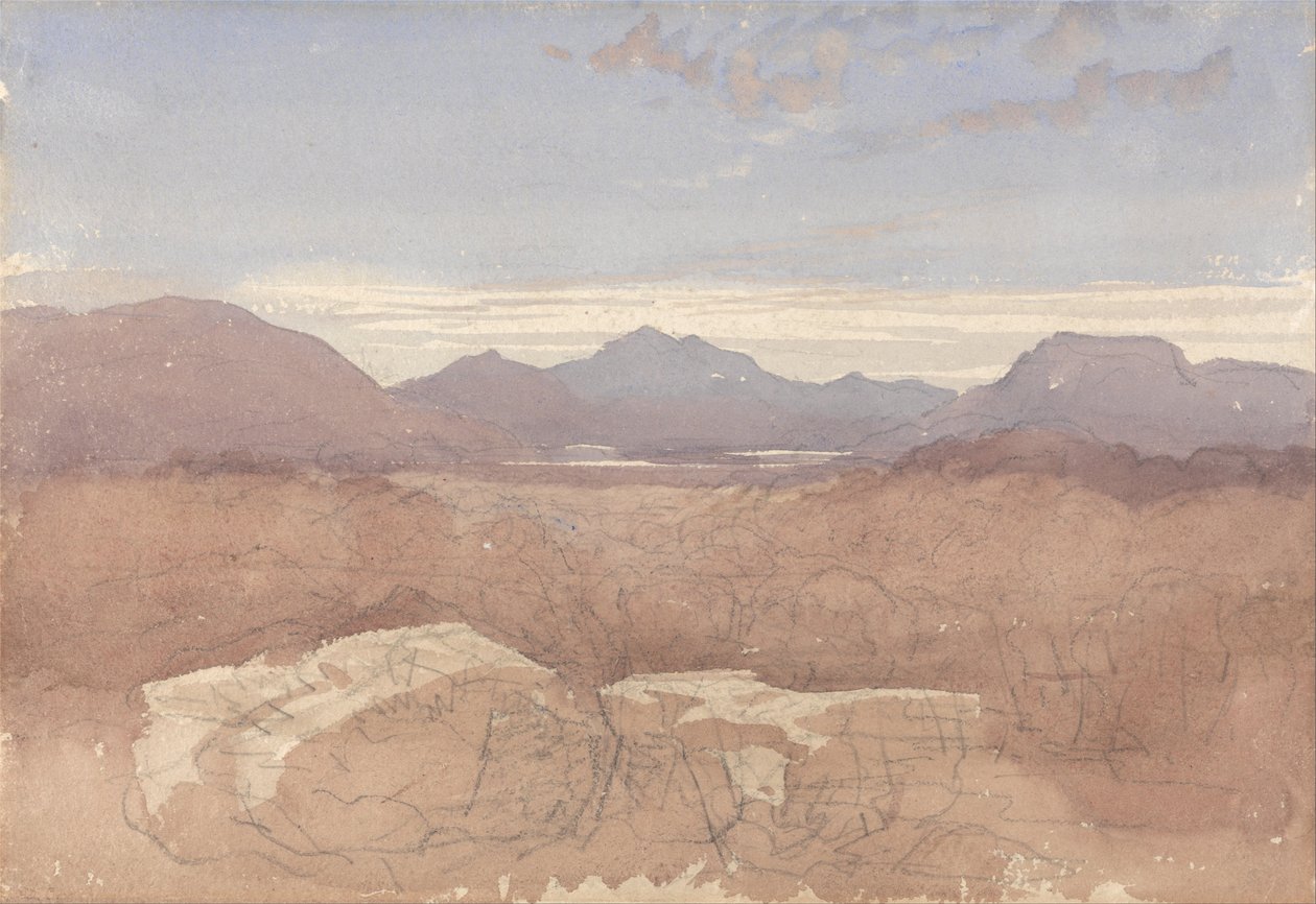 Vue montagneuse, nord du Pays de Galles - David Cox