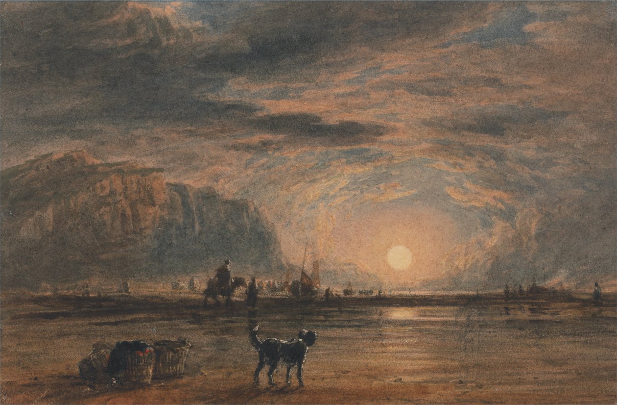Scène de plage - David Cox