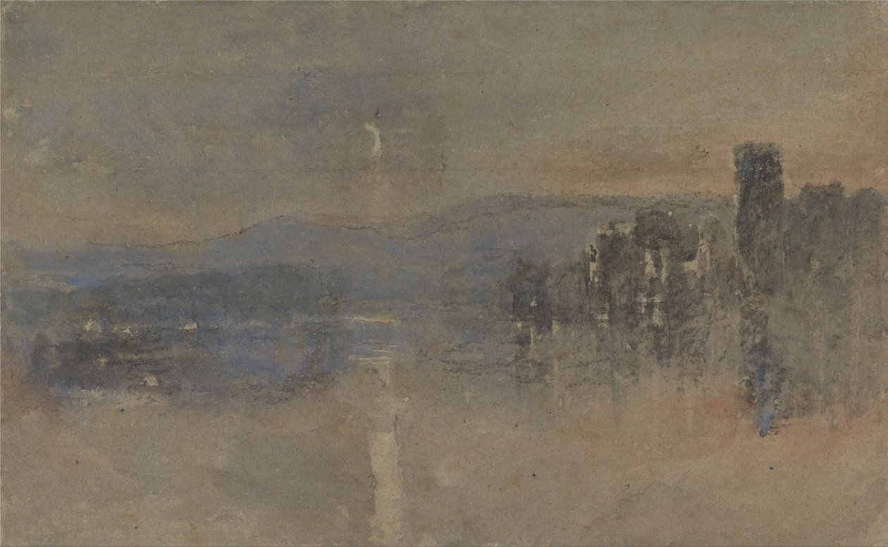 Paysage au clair de lune - David Cox