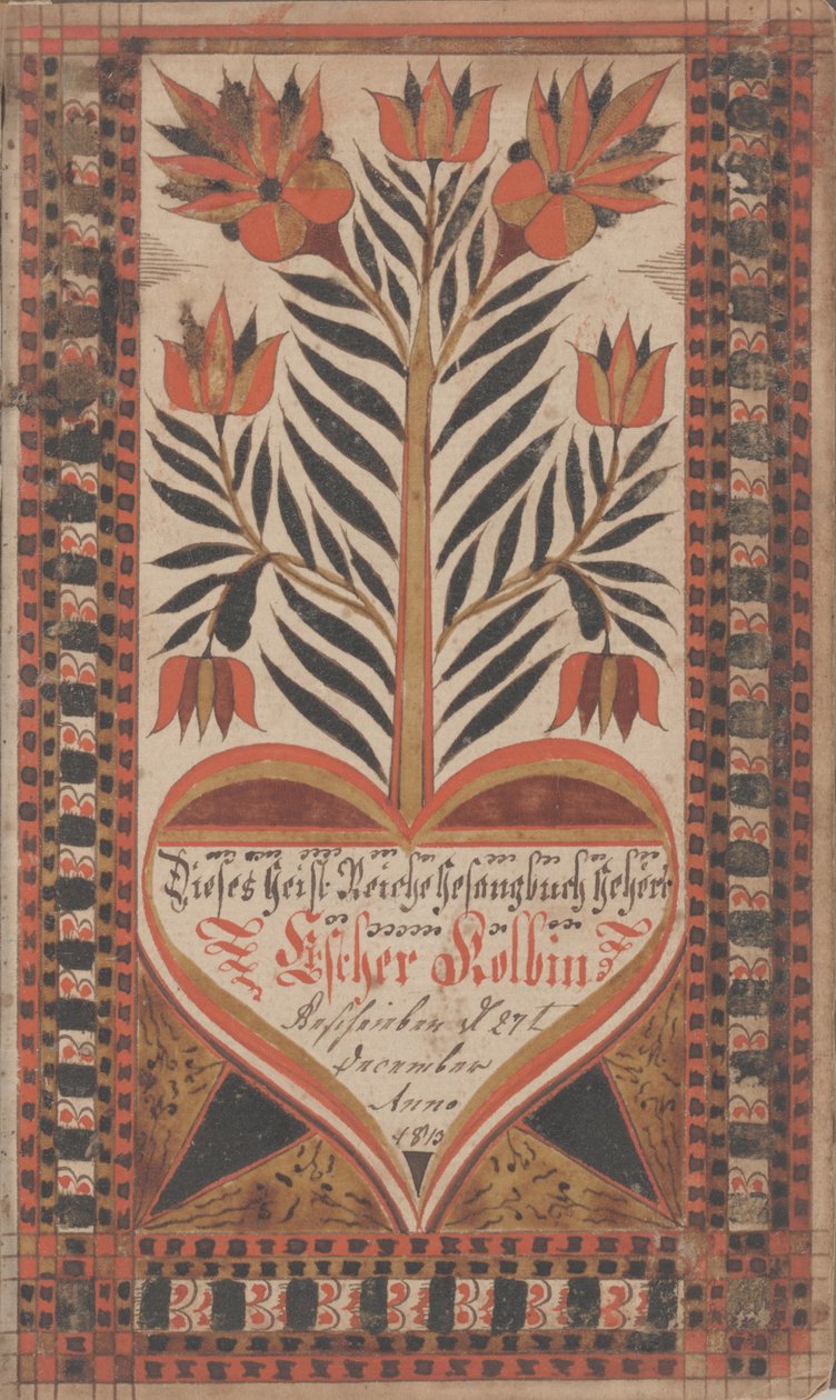 Ex-libris pour Esther Kolb, 27 décembre 1813 - David Kulp