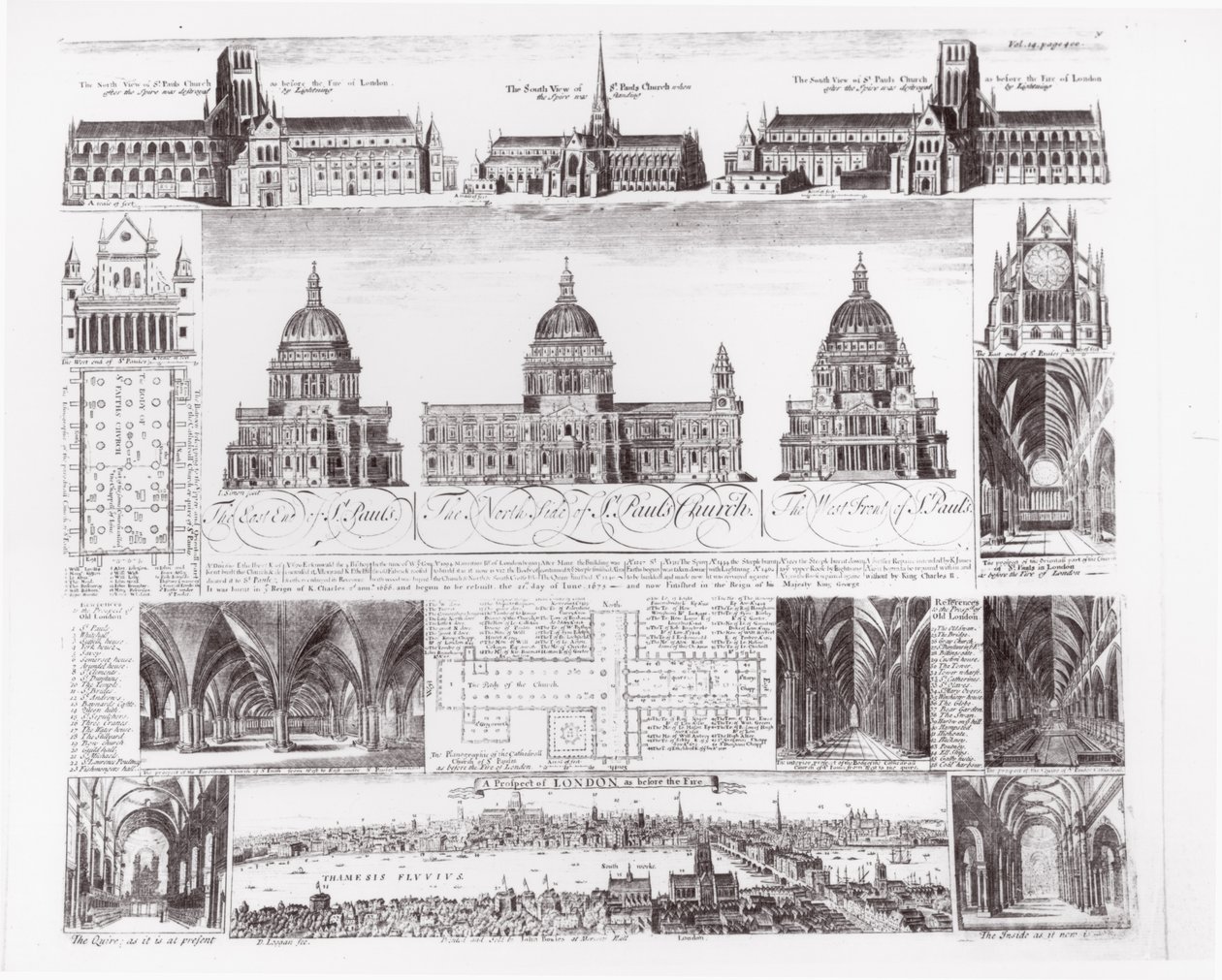 Cathédrale Saint-Paul - David Loggan