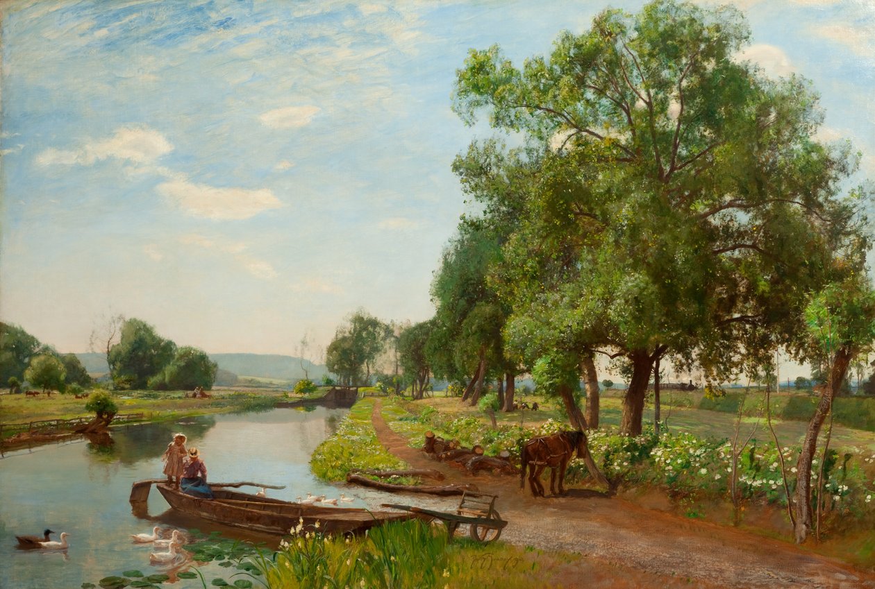 Rivière et rail, 1896 - David Murray