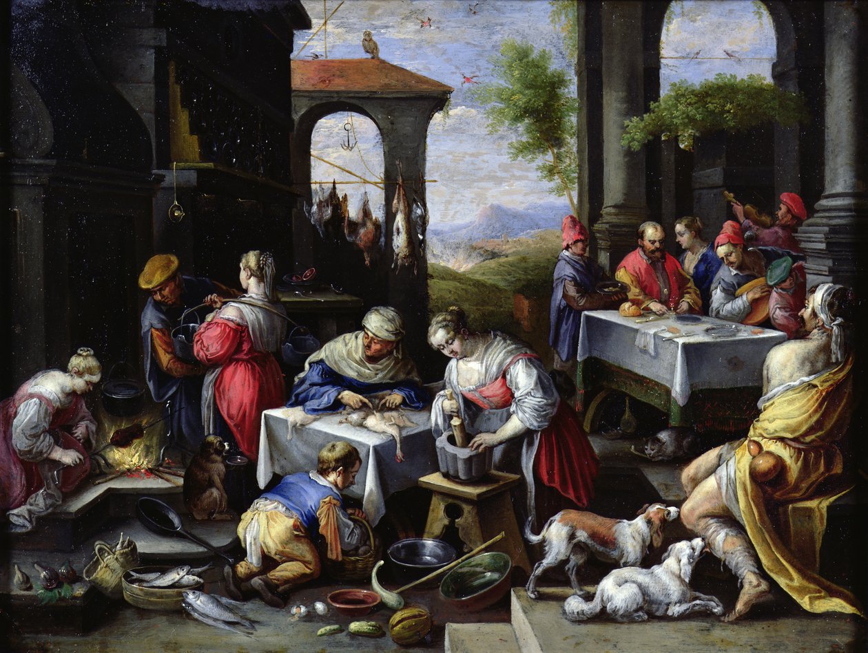 Parabole de Lazare et du riche - David Teniers the Younger
