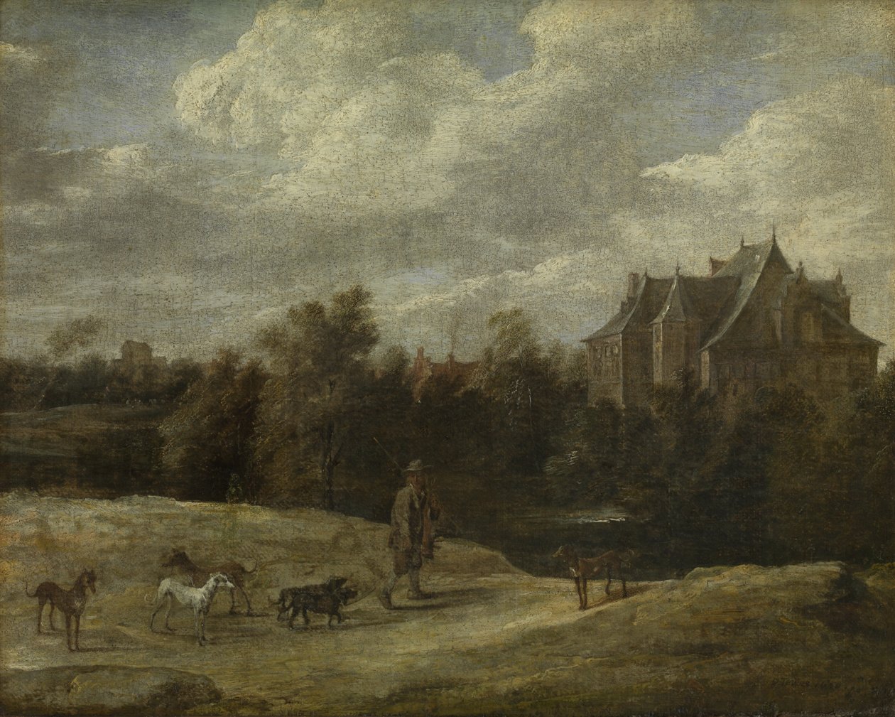 Retour de la chasse - David Teniers the Younger