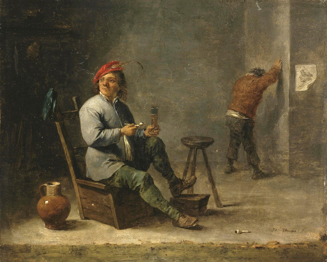 Fumeur - David Teniers the Younger