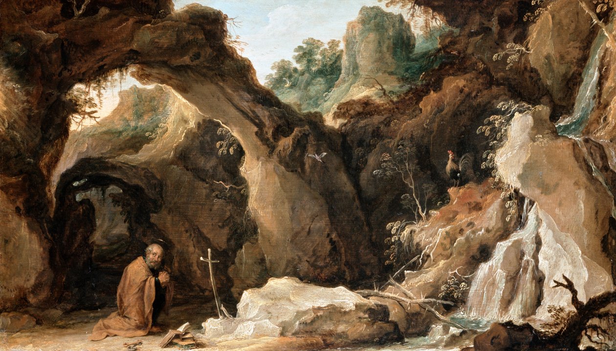 Saint Pierre en pénitence - David Teniers the Younger