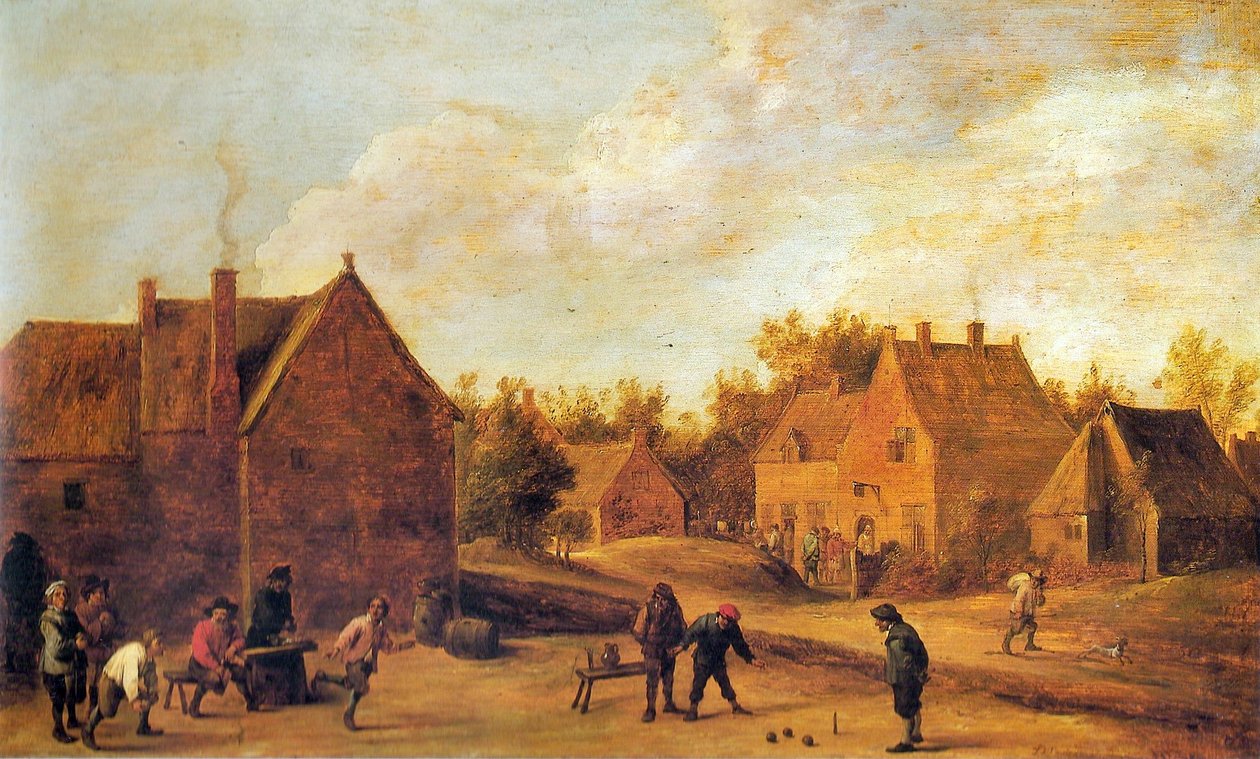 Scène de village - David Teniers the Younger
