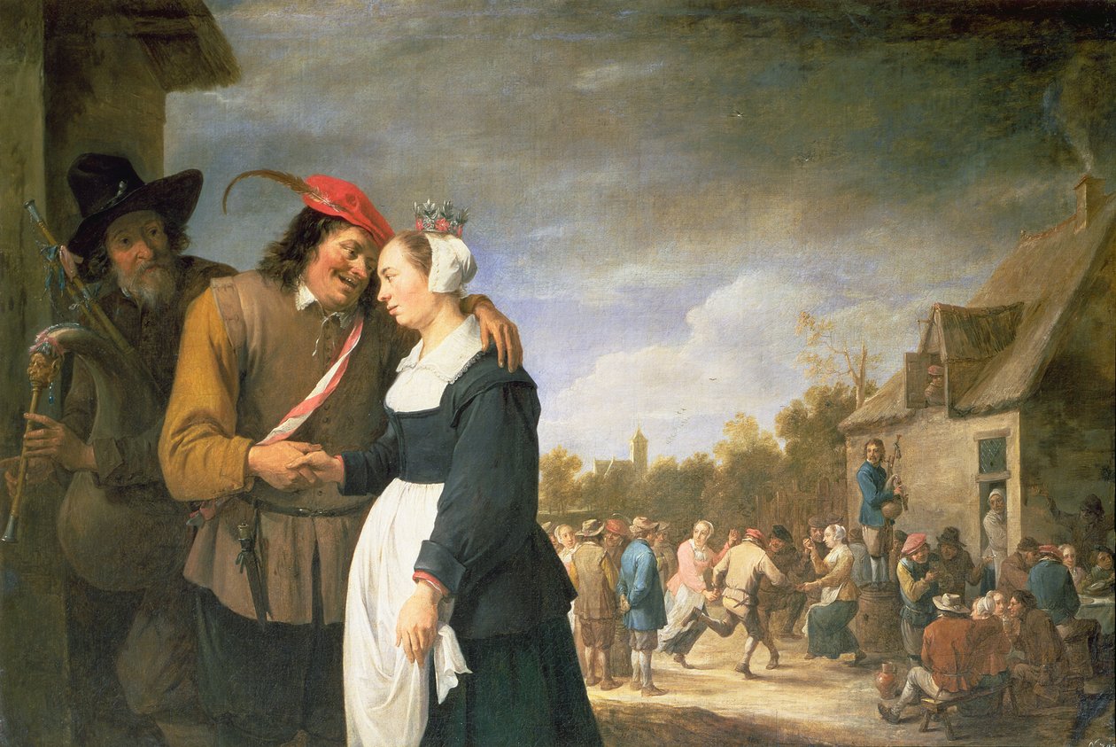 Un Mariage Paysan, 1648 - David Teniers the Younger