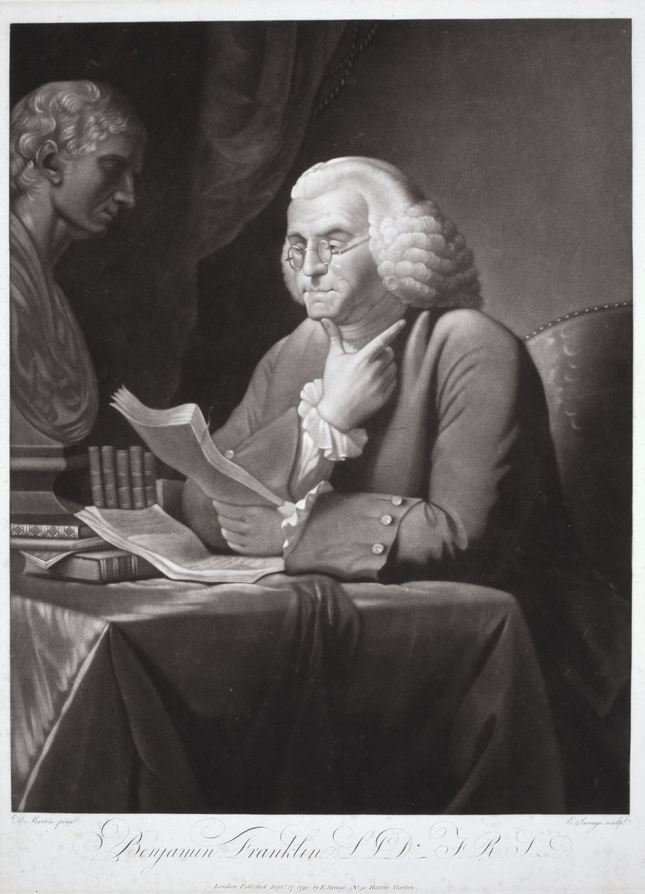 Benjamin Franklin - David (after) Martin