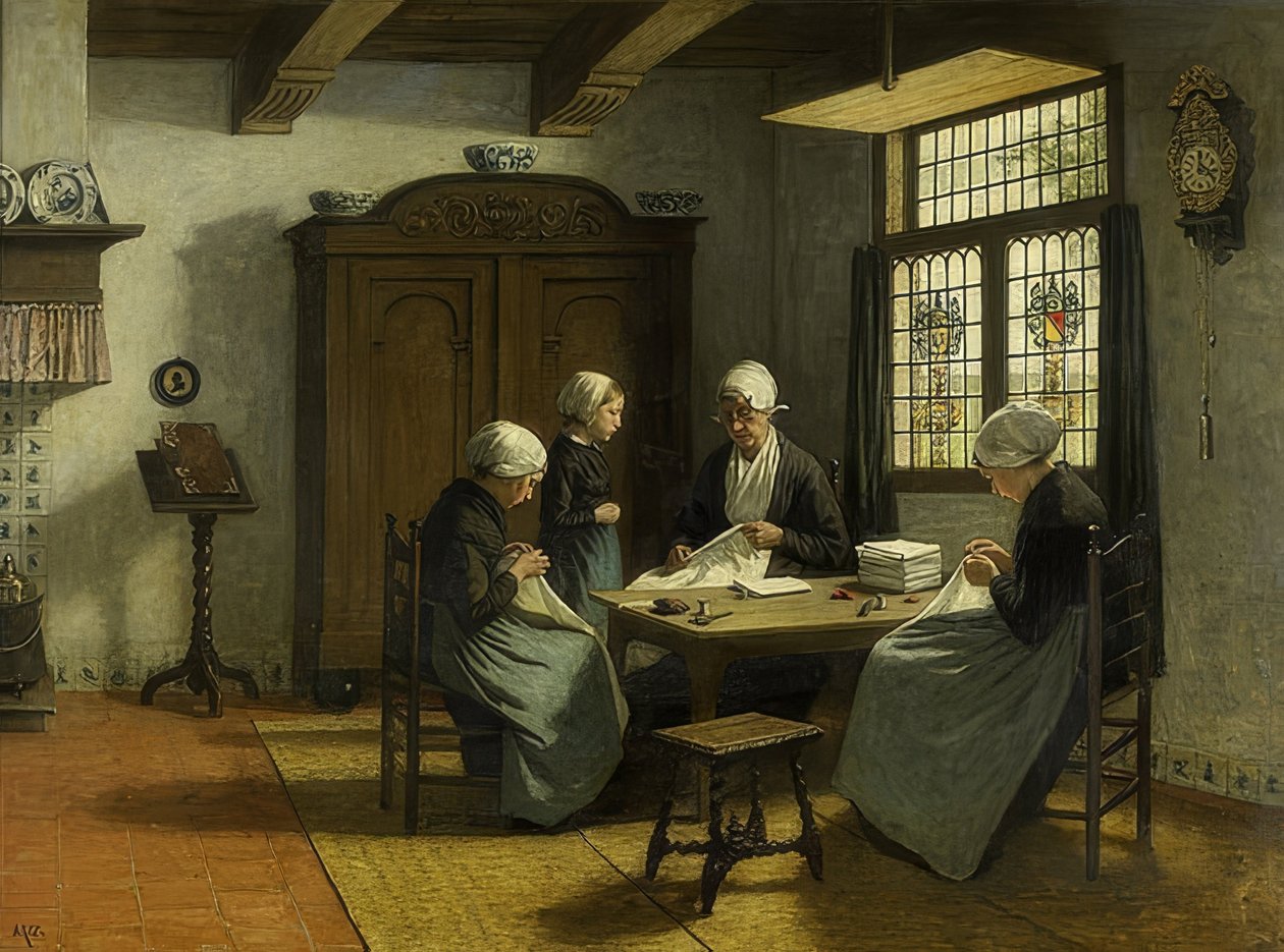 Orphelinat à Katwijk-Binnen - David Adolph Constant Artz