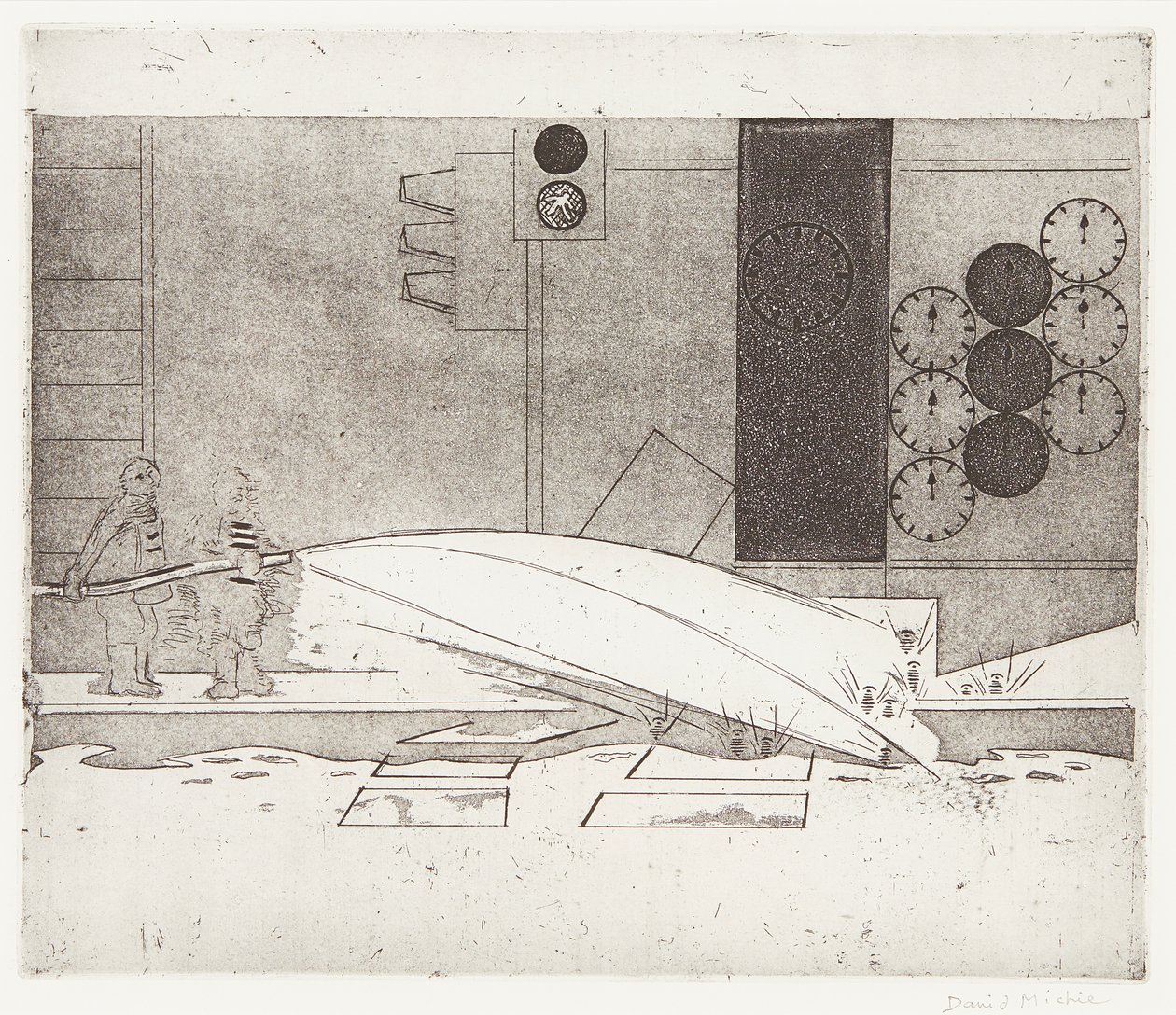 Lavage de la rue - David Alan Redpath Michie
