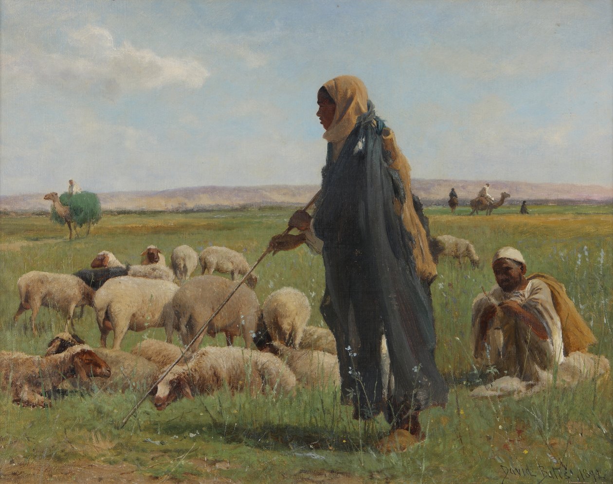 Bergers arabes, 1892 - David Bates