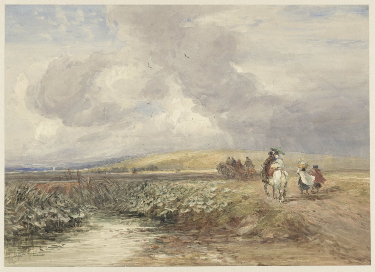 Paysage avec voyageurs - David Cox (I)