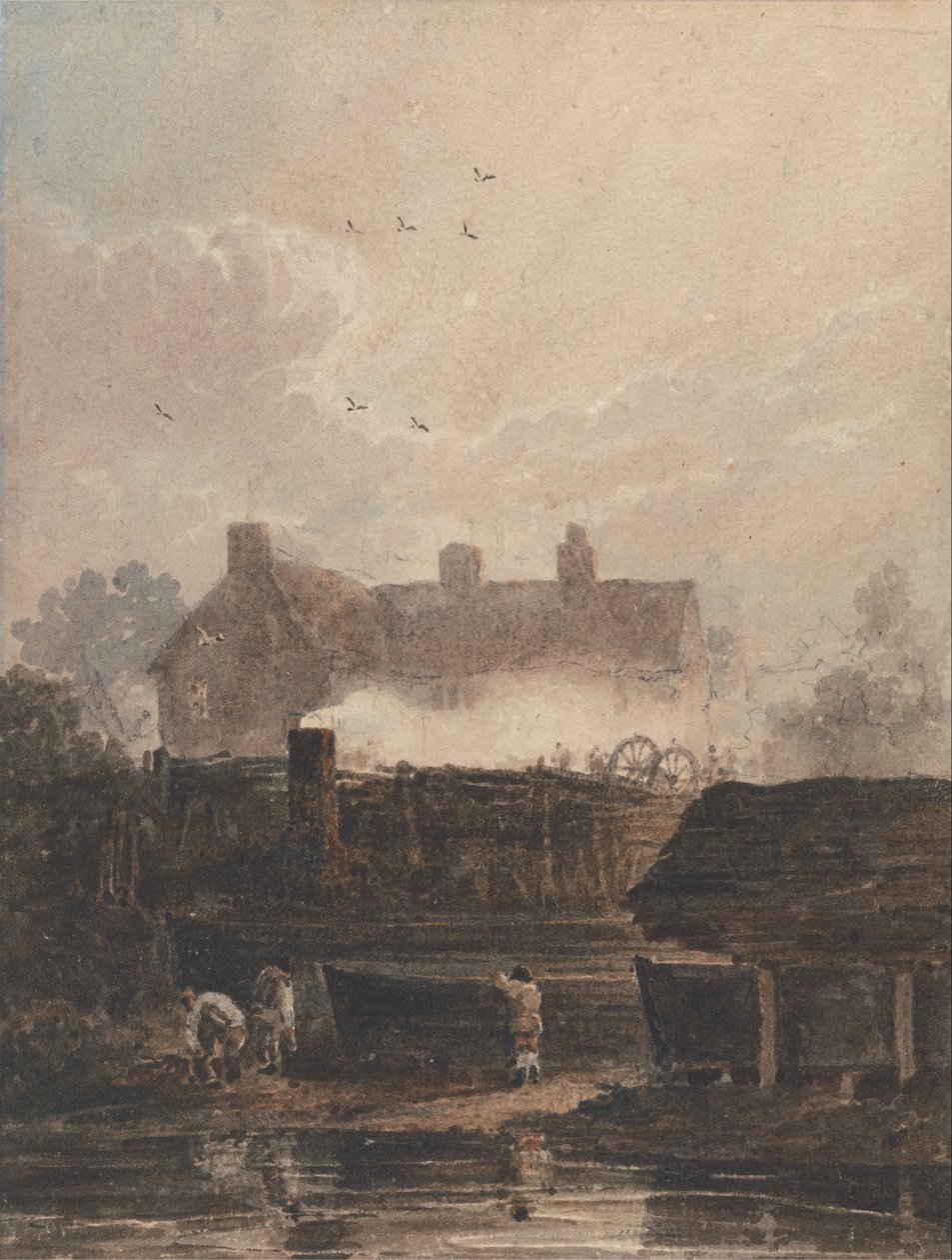 Construction de bateaux - chantier naval de Birmingham - David Cox