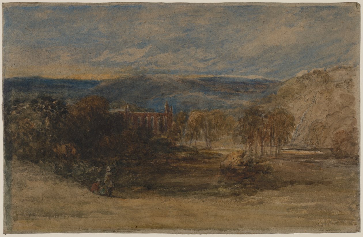 Abbaye de Bolton, vers fin des années 1840-1857 - David Cox
