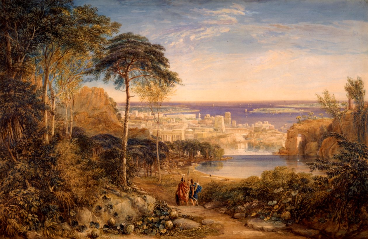 Carthage : Énée et Achate - David Cox
