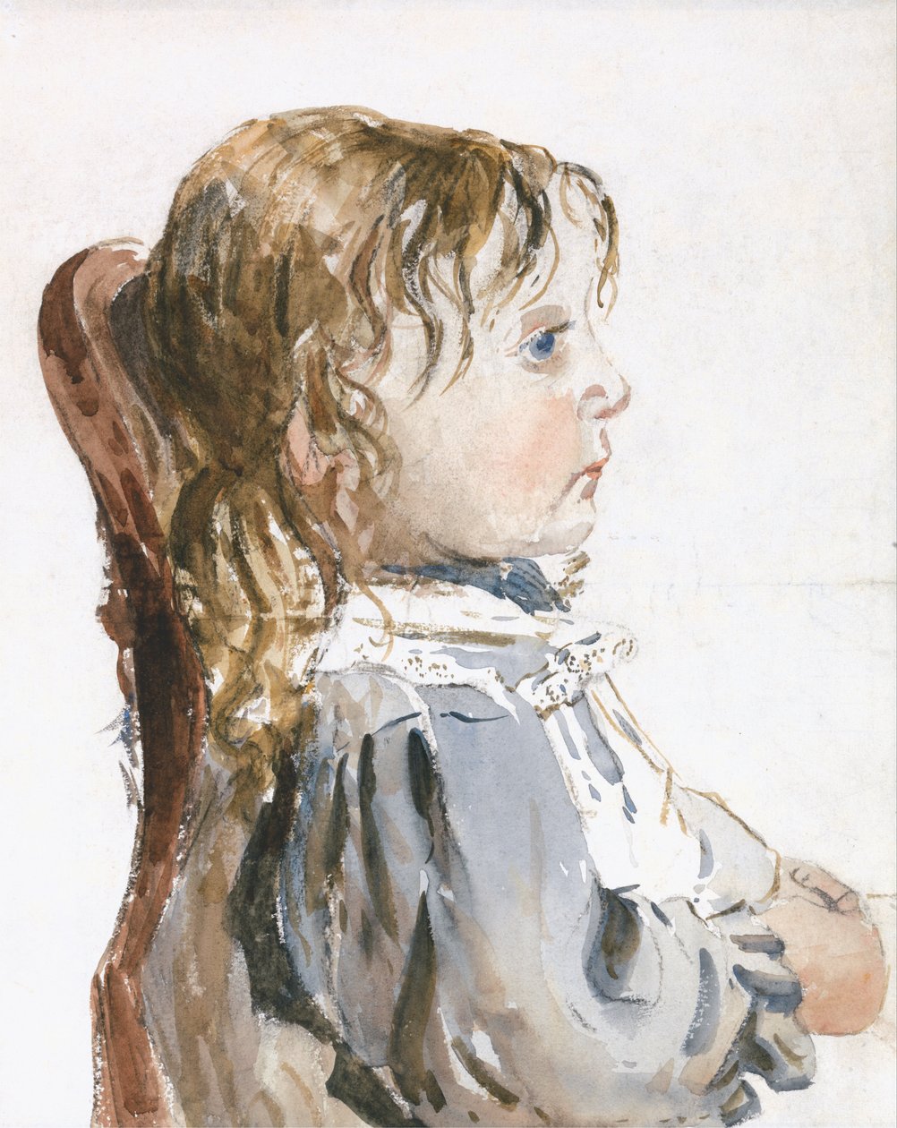 Fille en chasuble - David Cox