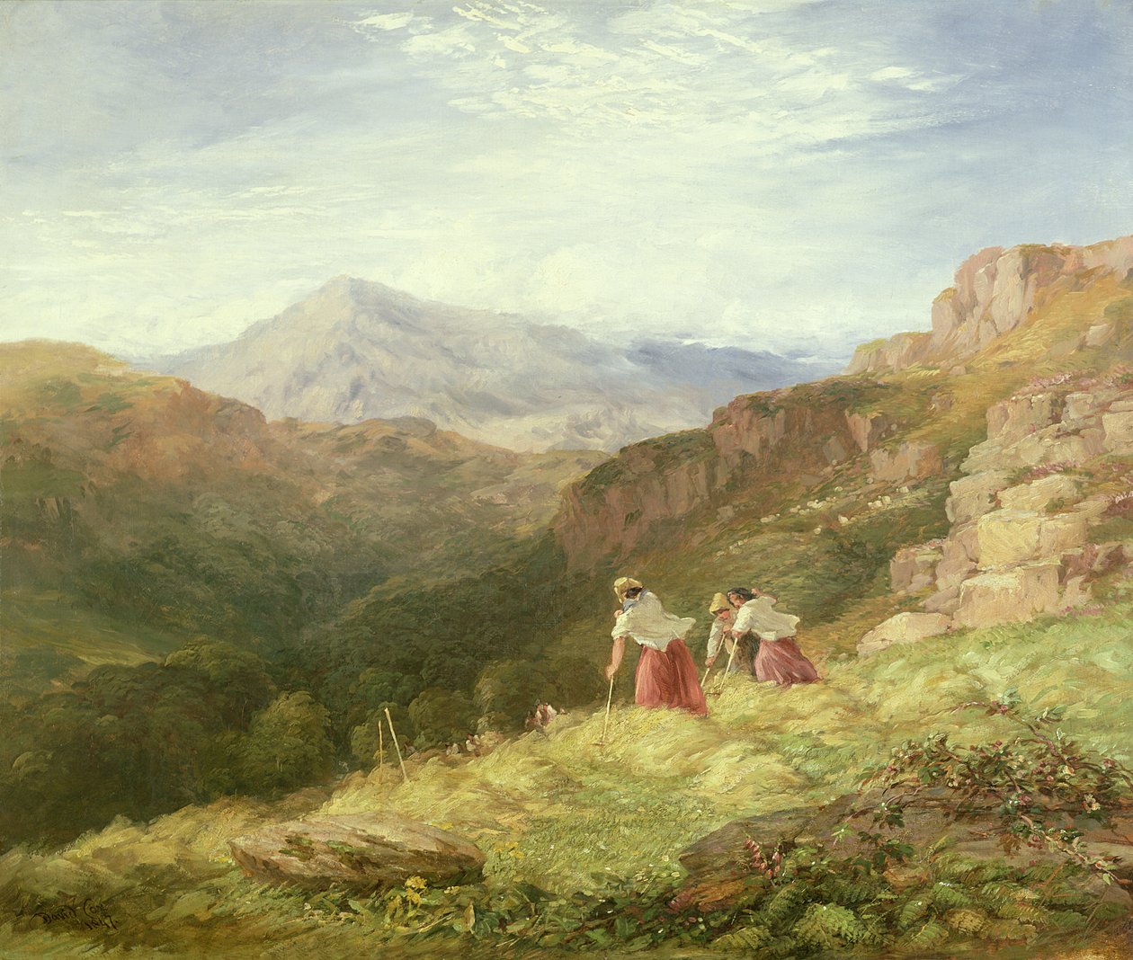 Fenaison, Snowdon, 1847 - David Cox