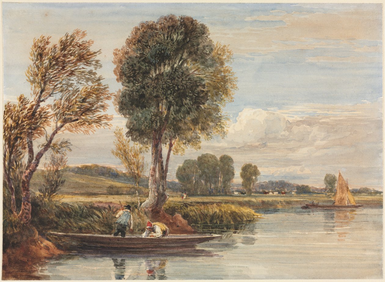 Sur la Tamise, vers 1827-1829 - David Cox