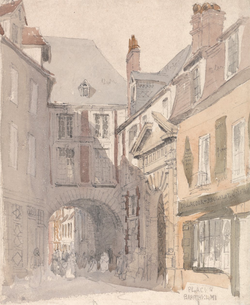 Place Saint-Barthélemy, Rouen - David Cox