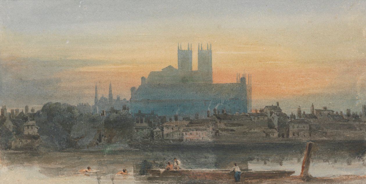 Westminster depuis Lambeth - David Cox