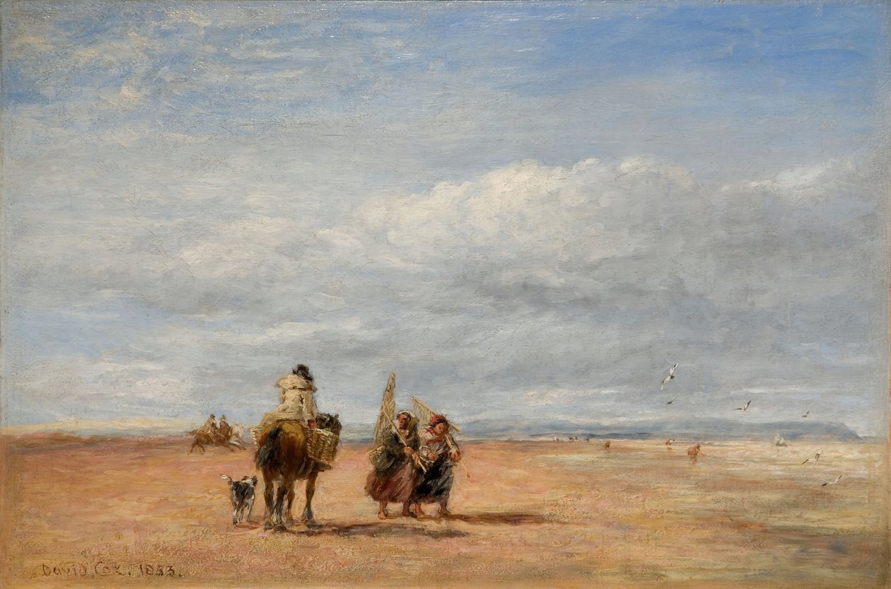Les pêcheurs de crevettes, 1853 - David Cox the elder