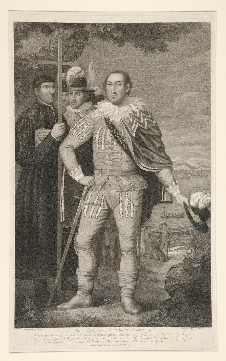 Le débarquement de Christophe Colomb - David Edwin